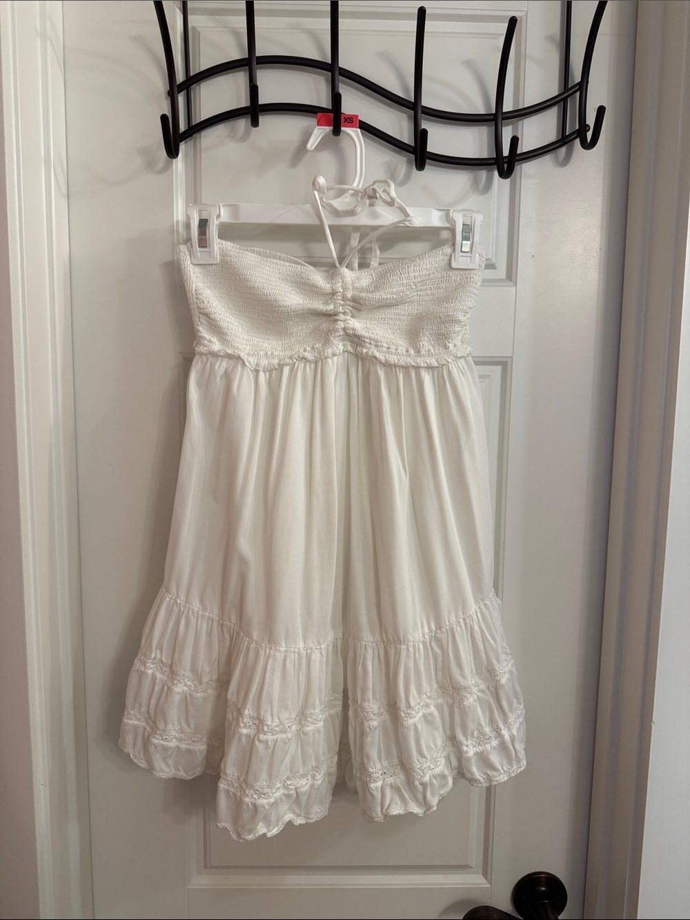 Aritzia white mini dress 2XS